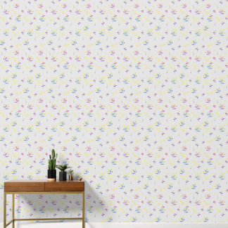 Papier peint à motifs floraux