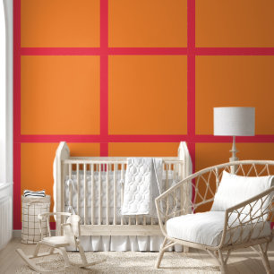 Papier peint adhésif amusant orange