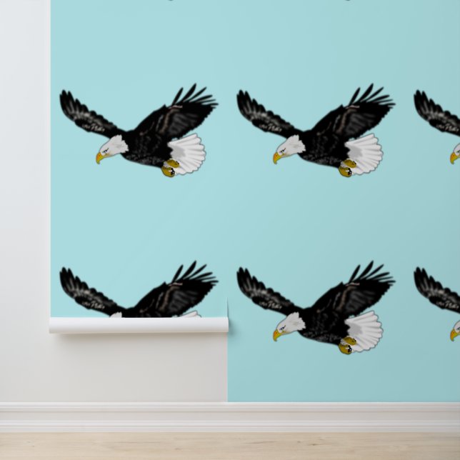 Papier Peint Aigle volant (Application)
