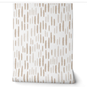 Papier Peint Aiguilles Brown de pin gris doux