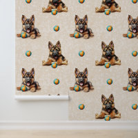 Allemand Berger Chien Chien Chien Chien Balle Text