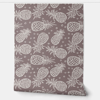 Papier Peint Ananas En Ardoise De Cinnamon Par Benjamin Moore