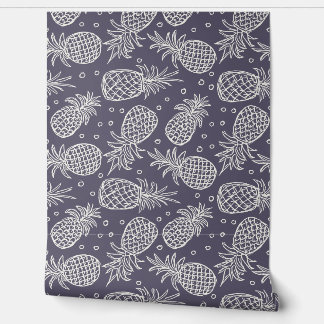 Papier Peint Ananas En Violet Par Minwax