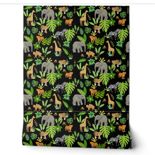Papier Peint Animaux de la Jungle