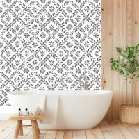 Aquarelle Carrelage gris méditerranéen