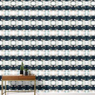 Papier Peint Aquarelle Florale Profond Dans Le Rêve