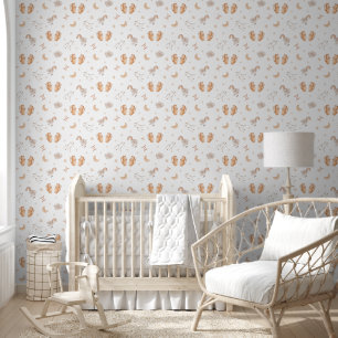 Papier Peint Aquarelle Gemini Zodiac Nursery