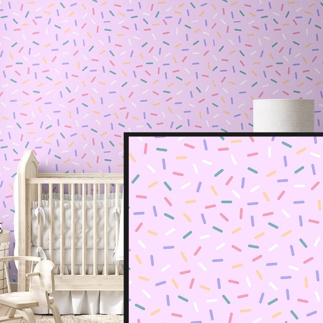 Papier Peint Arc-en-ciel violet vert Jaune arrosé, rose pâle (Créateur téléchargé)