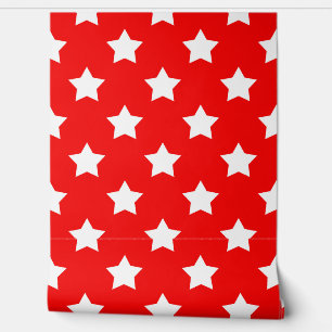 Papier Peint Arrière - plan Red White Stars