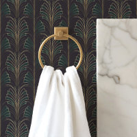 Art Déco Vert Émeraude Et Noir 