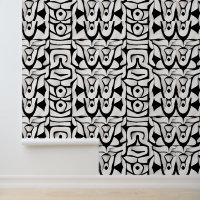 Art géométrique noir et blanc Abstrait