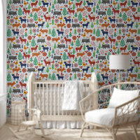 Art populaire scandinave Boho nordique Motif moder