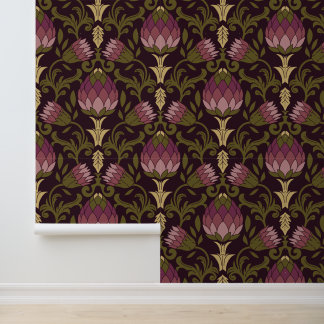 Papier Peint Artichaut Classique Vintage William Morris