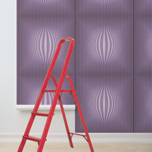 Papier peint autocollant cercles violets rayures