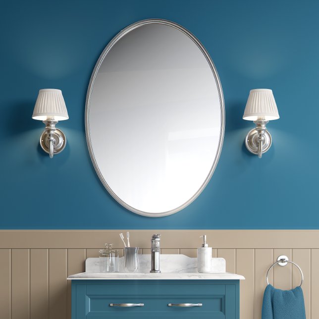 Papier Peint Azure Calme - Bleu profond - Style moderne (Azure Calm - Deep Blue - Modern Style Peel and Stick Wallpaper)