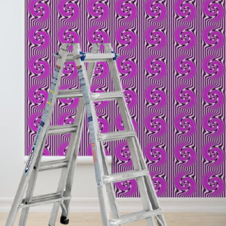 Papier Peint Baguette Peel Stick Rose Noir Blancs
