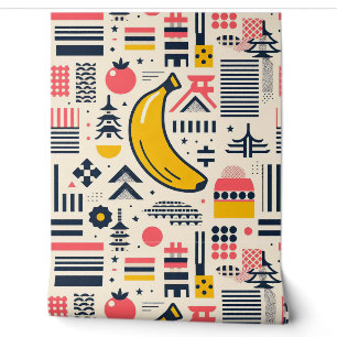 Papier Peint Banana Pagoda Cuisine Cottage