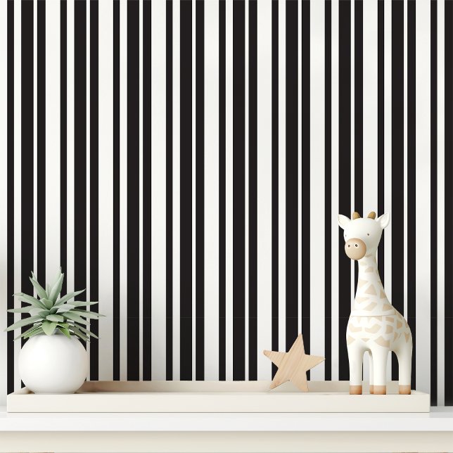Papier Peint Bande noire et blanche (Créateur téléchargé)