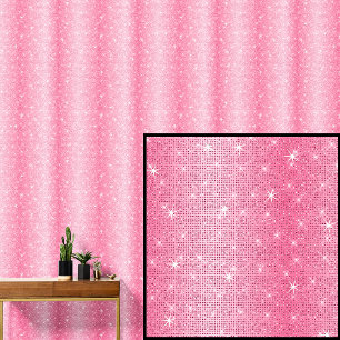 Papier Peint Bandes à étincelles mi-rose clair