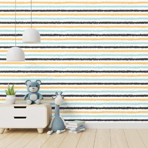 Papier Peint Bandes de peinture jouées