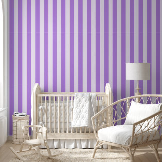Papier Peint Bandes verticales minimalistes violettes vives