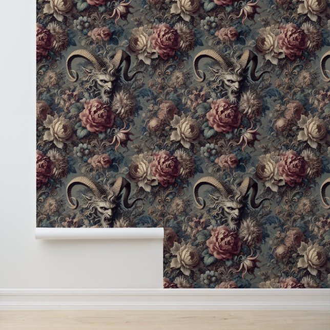 Papier Peint Baroque la bête - gothique victorien (Application)