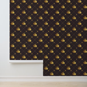 Papier Peint Bateau Gold