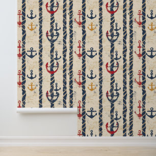 Papier Peint Beau motif nautique