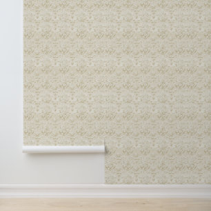 Papier peint beige classique
