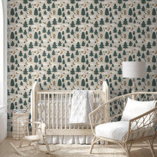 Papier peint Beige Woige Animal Kids