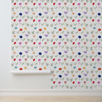 Papier Peint Belle aquarelle florale