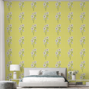 Papier Peint Belle marguerite blanche d'été & Jaune