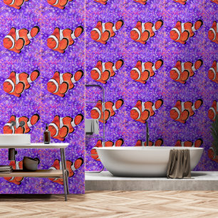 Papier Peint Belle peinture de poisson clown