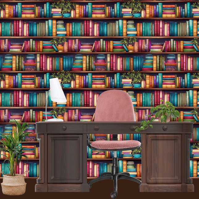 Papier Peint Bibliothèque de nouveautés (Créateur téléchargé)