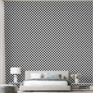 Papier Peint Black & White Love : Coeurs simples Peel and Stick