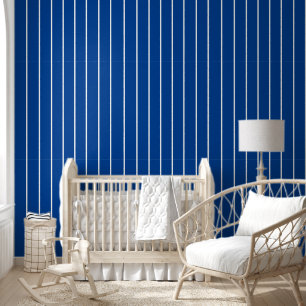Papier Peint Blancs sur Bleu Bleu Simple