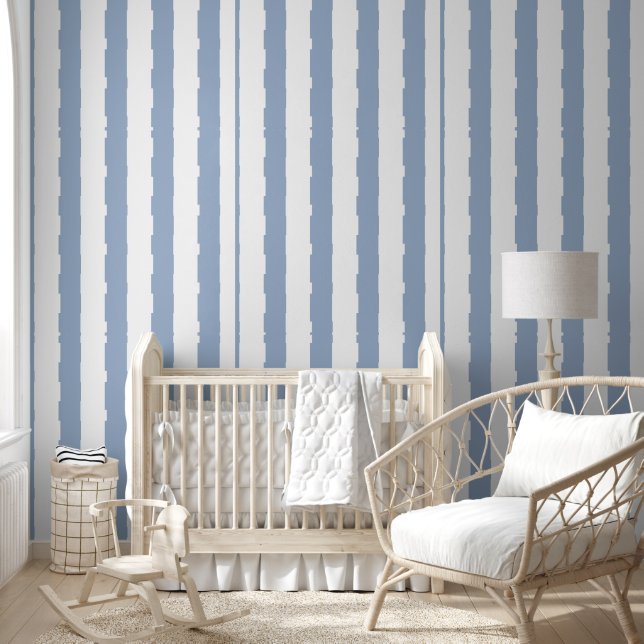 Papier peint Bleu & Blancs (Enfants)