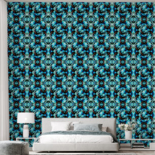 Papier Peint Bleu Camo