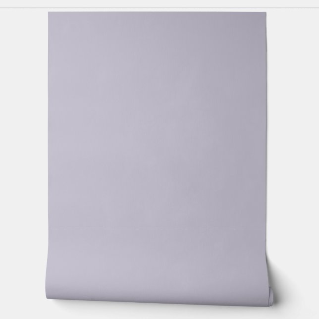 Papier Peint Bleu lavande, couleur violet pastel (Déroulement)
