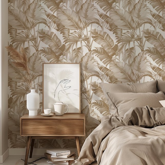 Papier Peint Blockprint Botanique Peel & Stick (Créateur téléchargé)