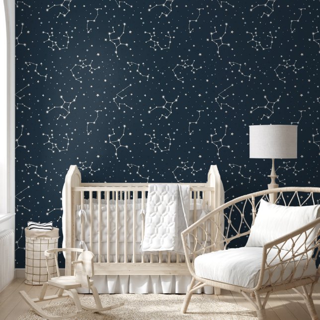 Papier Peint Blue Constellation (Enfants)