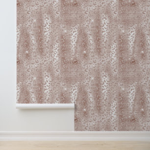Papier Peint Blush Rose Leopard animal
