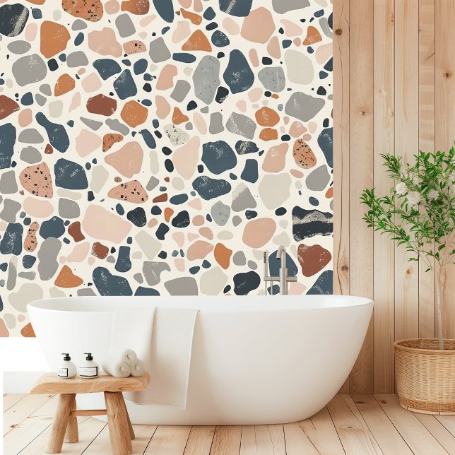 Papier Peint Boho Multicolor Terrazzo (Créateur téléchargé)