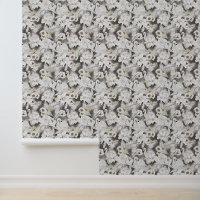 Boho Tropical Florals Flamants roses Palm Feuilles