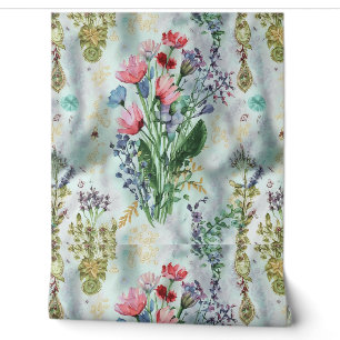 Papier peint Boho Watercolor - Dreamy Pastel Wall