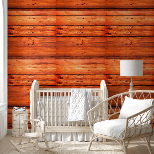 Papier peint Bois Rouge Mahogany