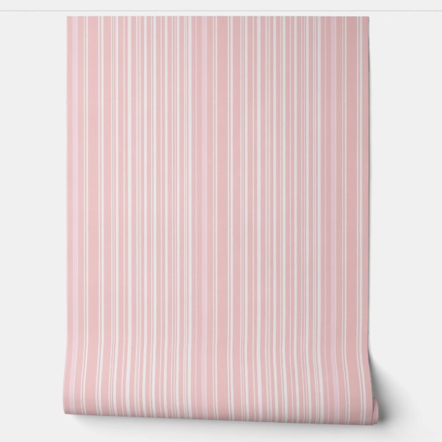 Papier Peint Bonbons Pâles Et Roses Frappé (Déroulement)