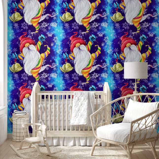 Papier Peint Bonne danseuse Gnome avec Bells Noël (Enfants)