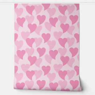 Papier Peint Bons Coeurs Motif sans couture
