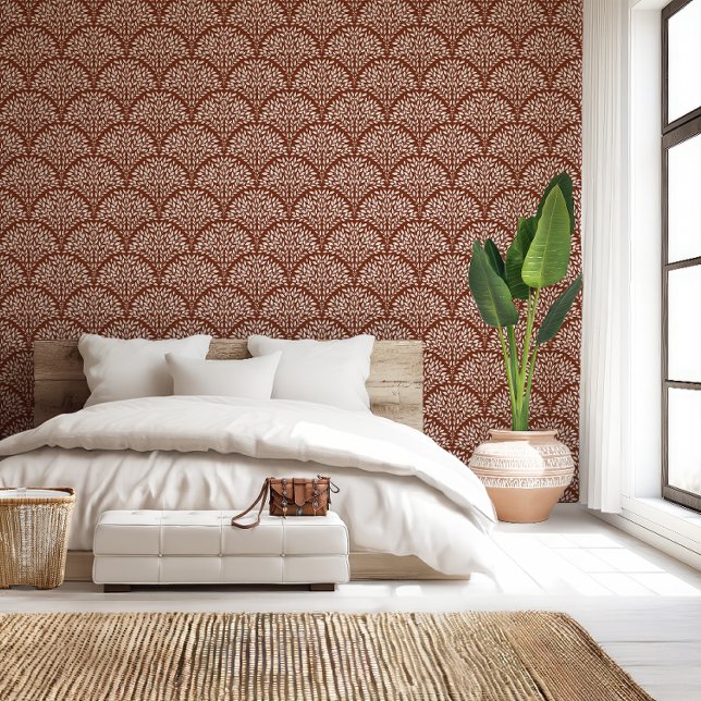 Papier Peint Bouche à feuilles chics Boho (Créateur téléchargé)